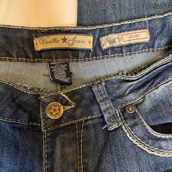 Vanilla Star blue skinny jeans size 6 - Picture 2 of 4